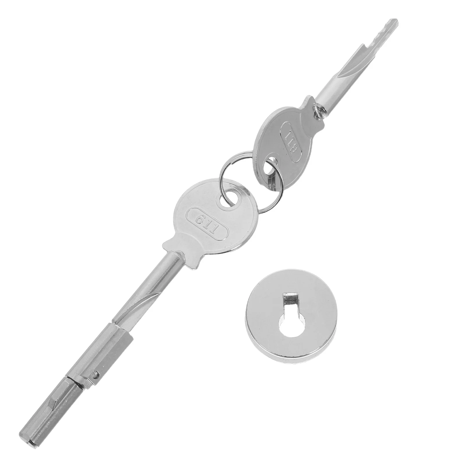 

Glass Sliding Door Lock Jewelry Display Case Secure Durable Smooth Slide Lock for Commercial Stores Museums Bars