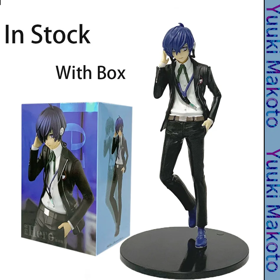 17 CM Anime Protagonist Yuuki Makoto Figur Persona 3 Action PVC Modell Desktop Ornament Sammeln Spielzeug Weihnachten Geschenk Festival Geschenke