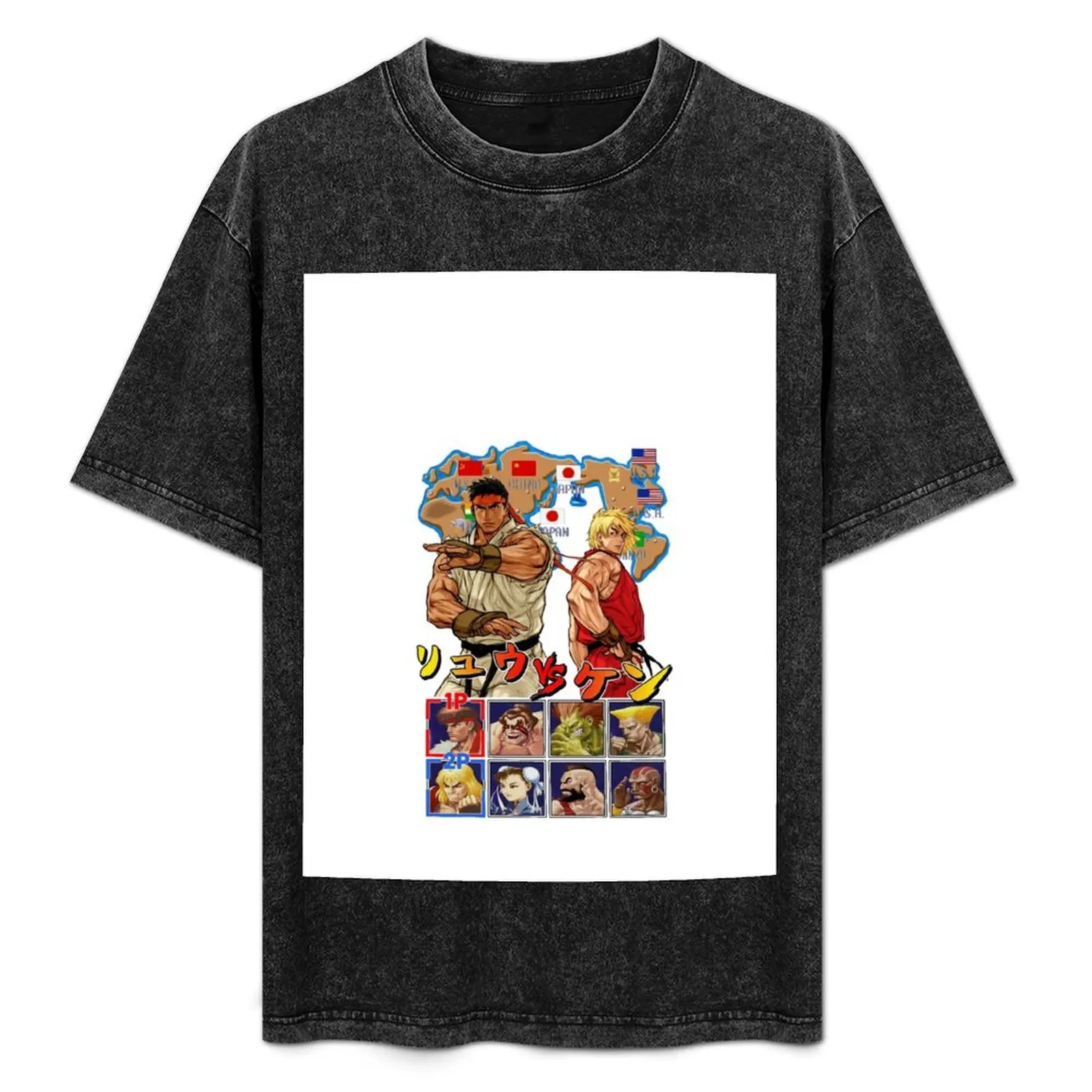 

Tribute to Street Fighter Option B T-Shirt Anti-Pilling Casual T-Shirt