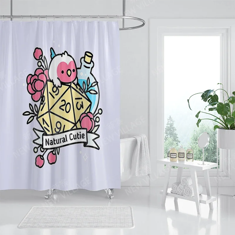 Waterproof fabric shower curtains Bathroom curtain accessories Bath curtain for shower 180x200cm 240*200 anime boho decoration