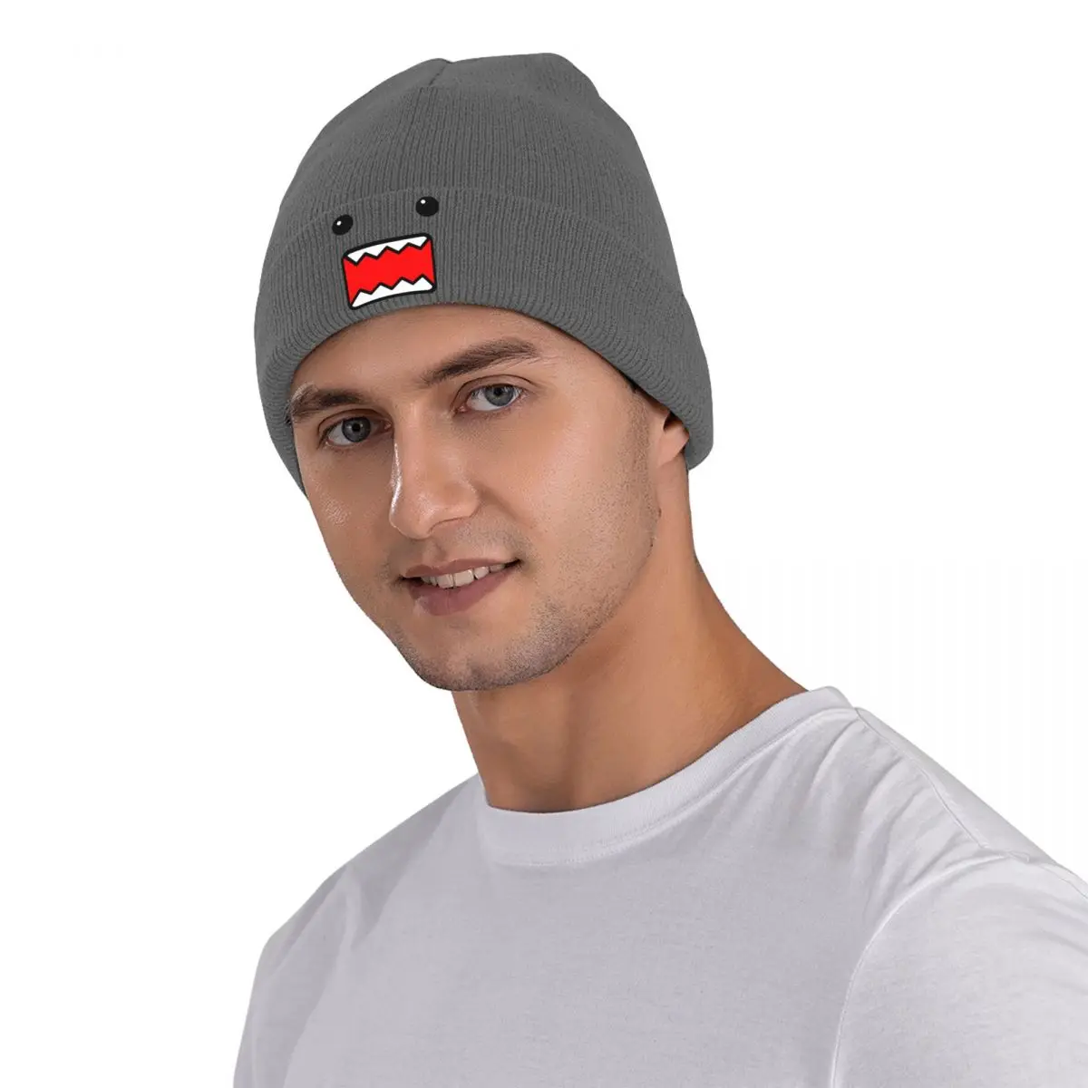 Gorros Domo Kun, gorros japoneses, gorros elásticos para exteriores para mujer y hombre, gorros estampados de otoño a la moda, regalo