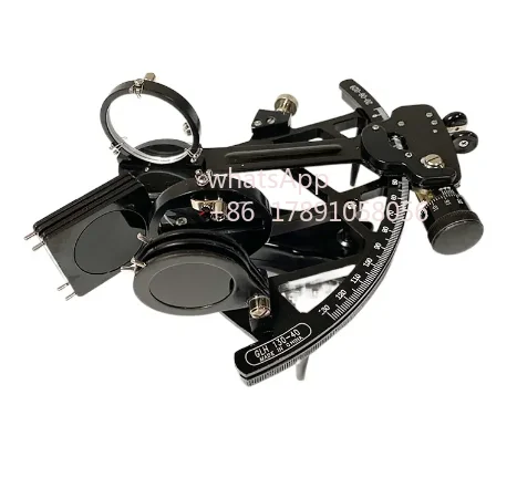 Marine sextant GLH130-40 copper  navigational navigator with light 370331, measuring range :-5°-130°