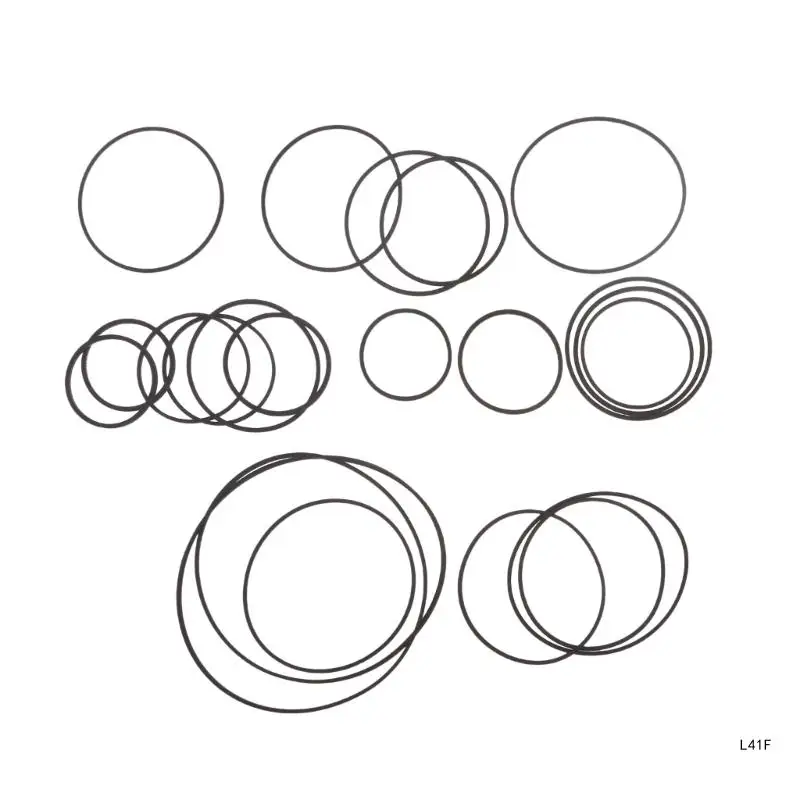 Paquete 20 correas universales para máquina cinta casete mixta 735-65mm, nuevo cinturón común surtido para unidad