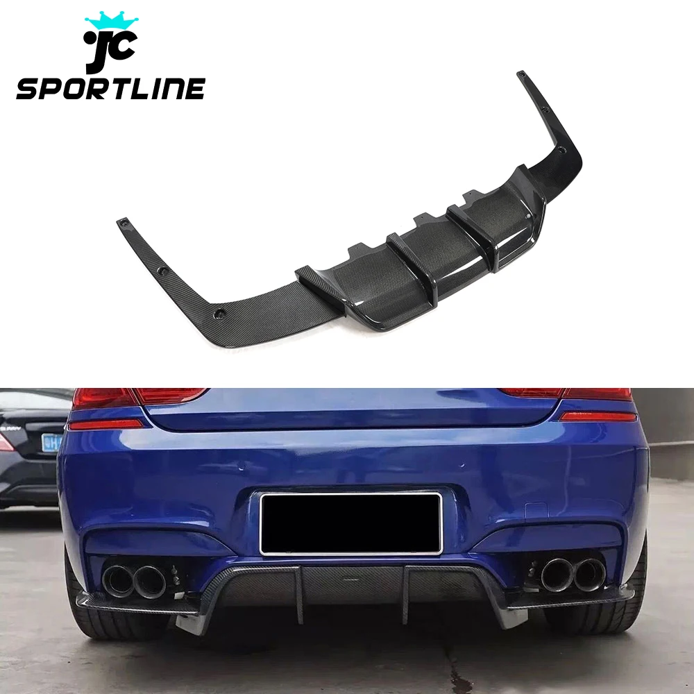 

Carbon Fiber M6 Rear Bumper Lip For BMW F06 F12 F13 M6 Gran Coupe 13-16 V Style