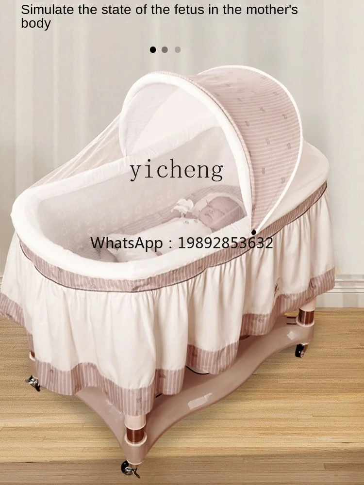 ZZ Baby Crib Movable Basinet Baby Cradle Baby Tocking in Fantastic Product Smart Electric Shakingbed