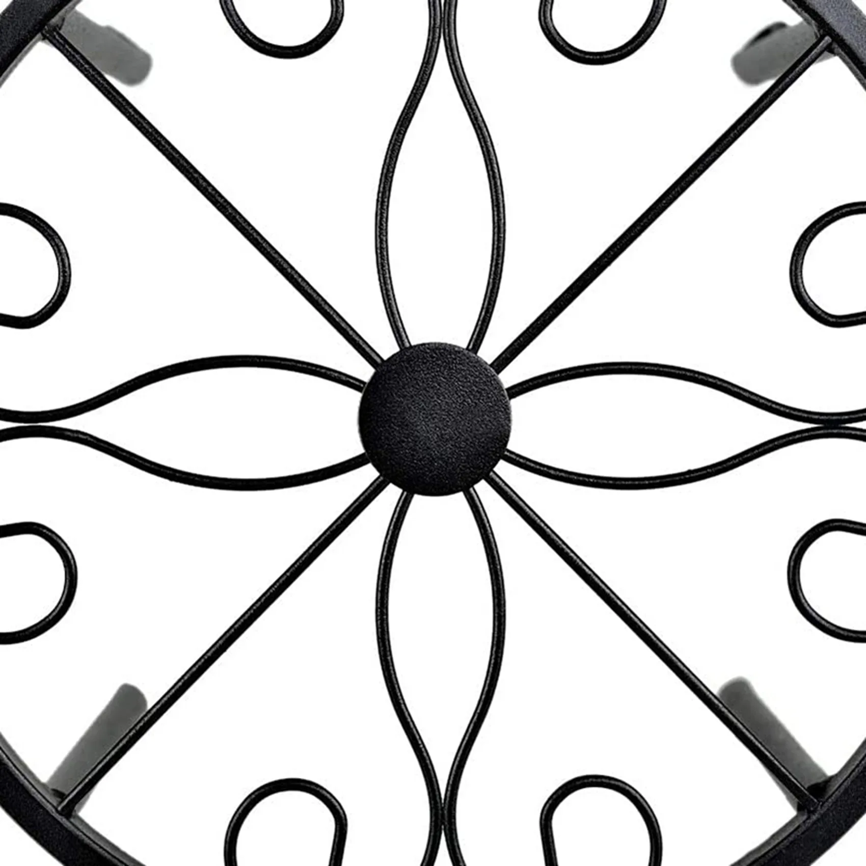 

A50I, 8 шт., подставка для растений, металлическая нержавеющая подставка для растений в помещении и на открытом воздухе, классическая подставка для цветочного горшка, черная