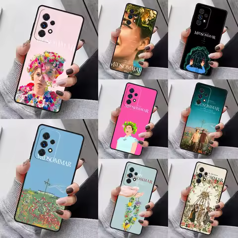 Midsommar Movie Phone Case For Samsung Galaxy S23 S21 S20 FE S24 S22 Ultra Note20 S10 S9 S8 Plus A40 A52 A12 A13 A53
