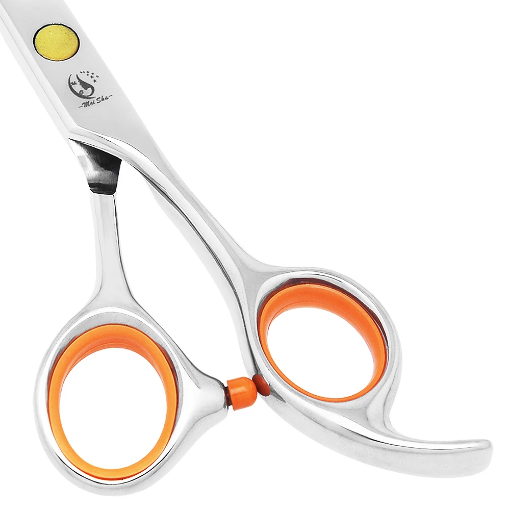 5.5/6 بوصة المهنية مقصات الحلاقة مجموعة مقصات الحلاق اليابان الصلب صالون قص الشعر ترقق مقص قادين A0054A