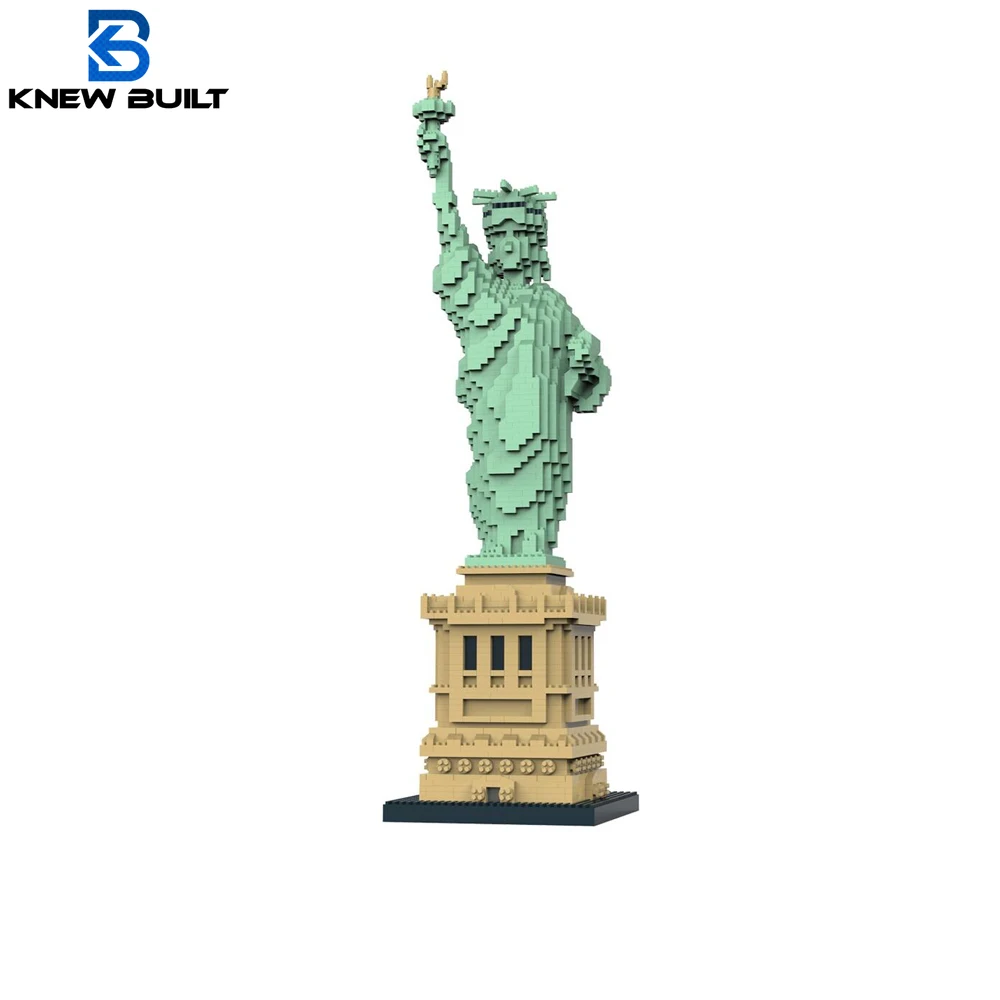 Liberty Enlightened USA Statue of Liberty Micro Mini Building Blocks Constructions for Adult Kids Gift Creativity and History