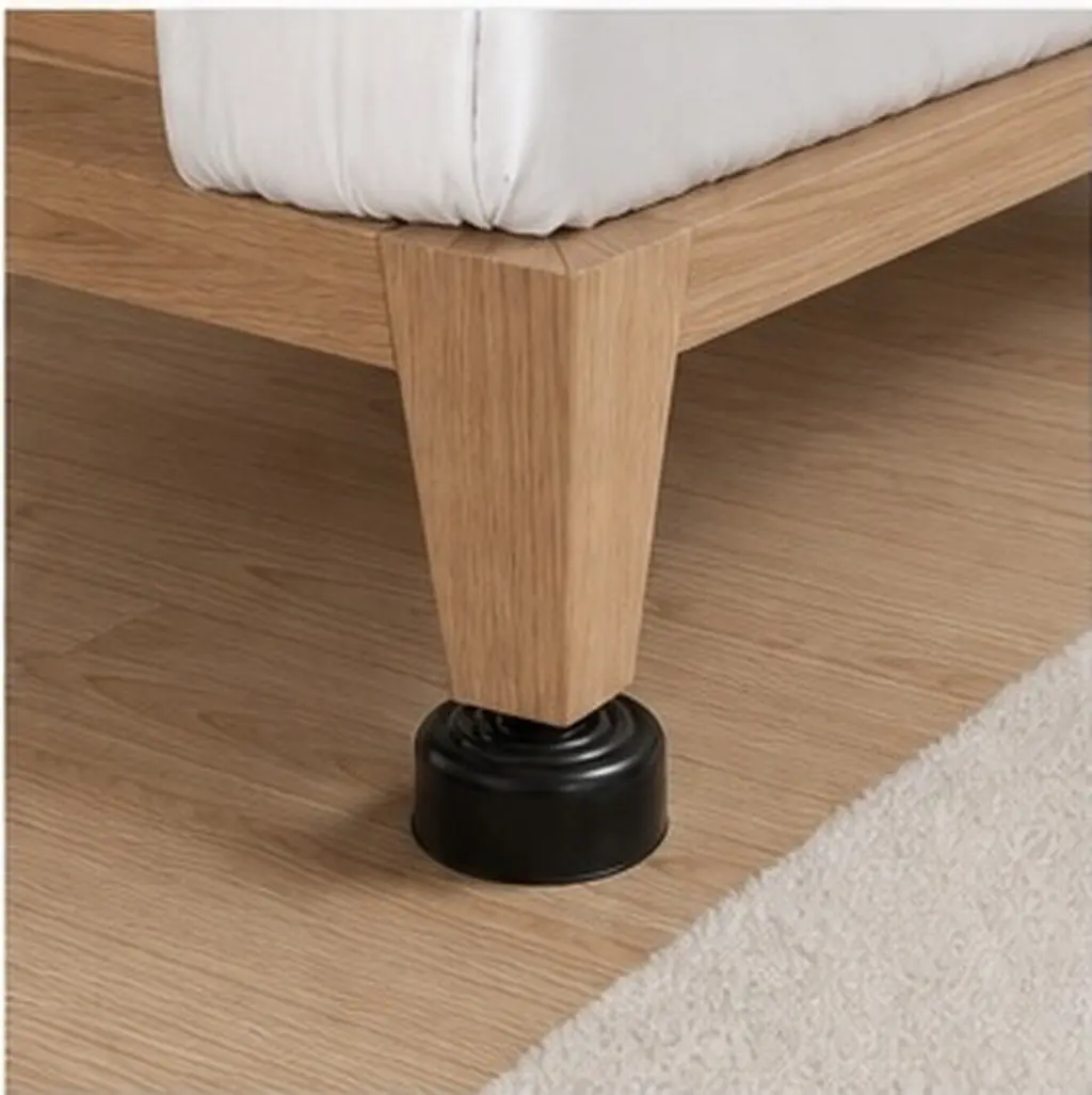 12Pcs Round Plastic Furniture Feet Sofa Bed Table Leg Riser Height Increase Cushions Floor Protection Anti Slip Noise Reduction