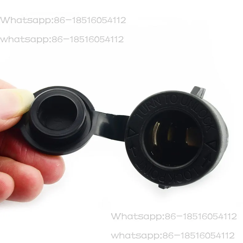 

Автомобильный прикуриватель в сборе 12 В-24 В водонепроницаемая розетка прикуривателя с крышкой