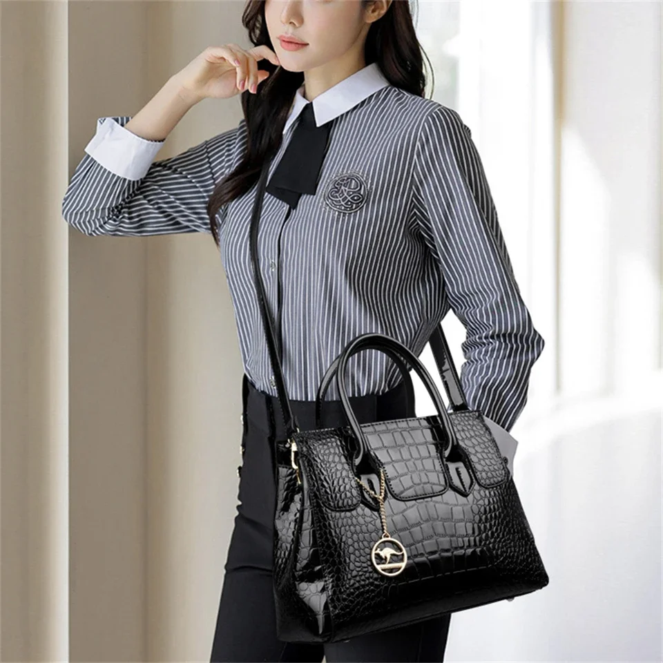 Women Luxury Leather Top-Handle Bags Designer Handbags High Quality Crossbody Bags For Women Tote Handbags Commuting Sac a Main