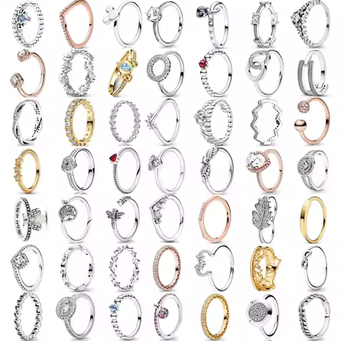 Hot Sale Miniso Disney Rings Stackable Infinite Heart Glowing Firefly For Women Original Silver 925 Wedding Ring Jewelry Trinket