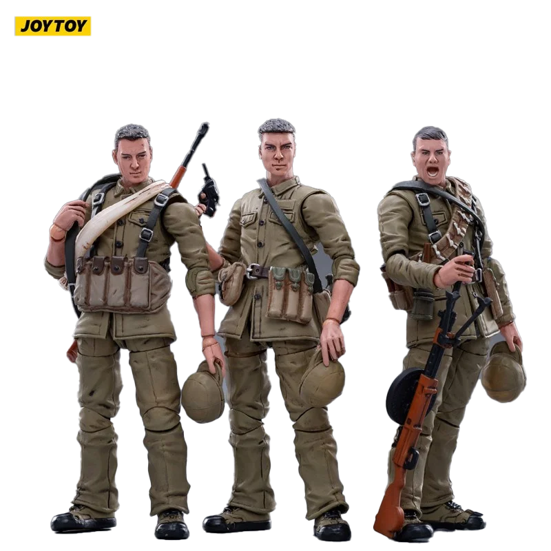 

In Stock Original JOYTOY MILITARY FIGURES Chinese People's Volunteer Army Spring Uniform Robot Action Model Art Collection Toy