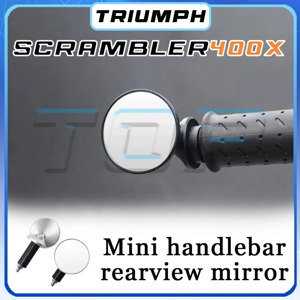 

Серебристо-черное мини-зеркало заднего вида для руля SCRAMBLER 400X