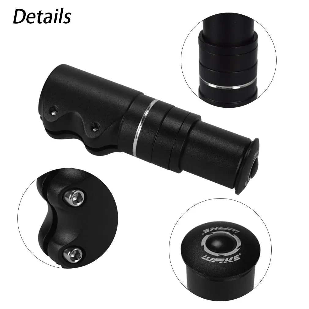 WAKE Bicycle Bike Fork Stem Extender Handlebar Riser Adaptor Aluminium Alloy Head Up Adapter Stem MTB Extension 70mm