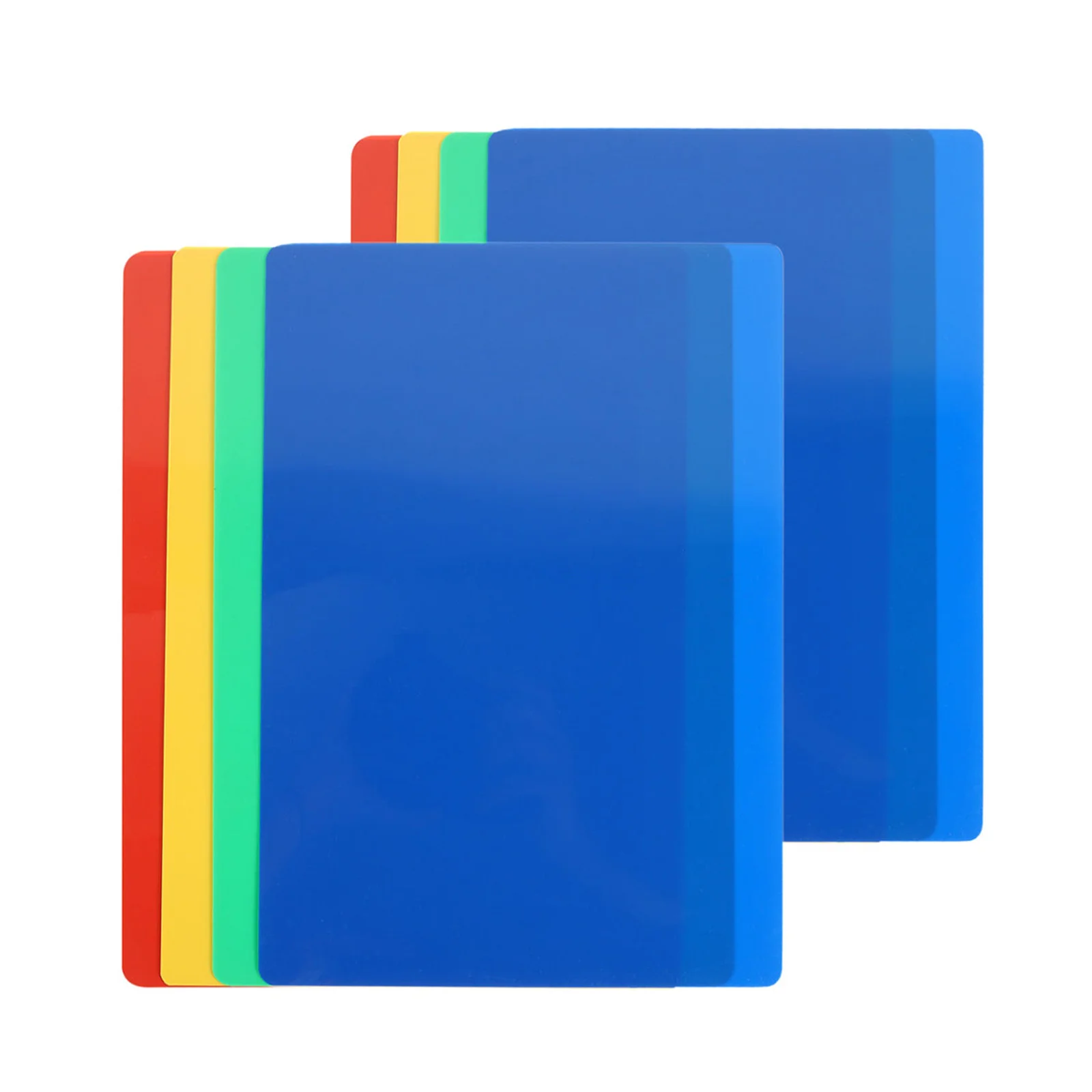 8 pçs placa de corte de argila de polímero reutilizável artesanato esteira para crianças diy argila fazendo almofada ferramentas seguras conjunto plástico cerâmica arte esteira