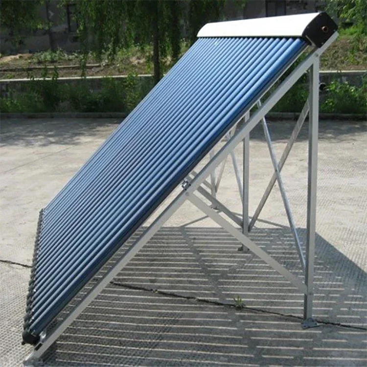 High Efficiency Heat Pipe Solar Collector Vacuum Glass 15 To 30 Tubes High Pressure For Hot Water Heater System