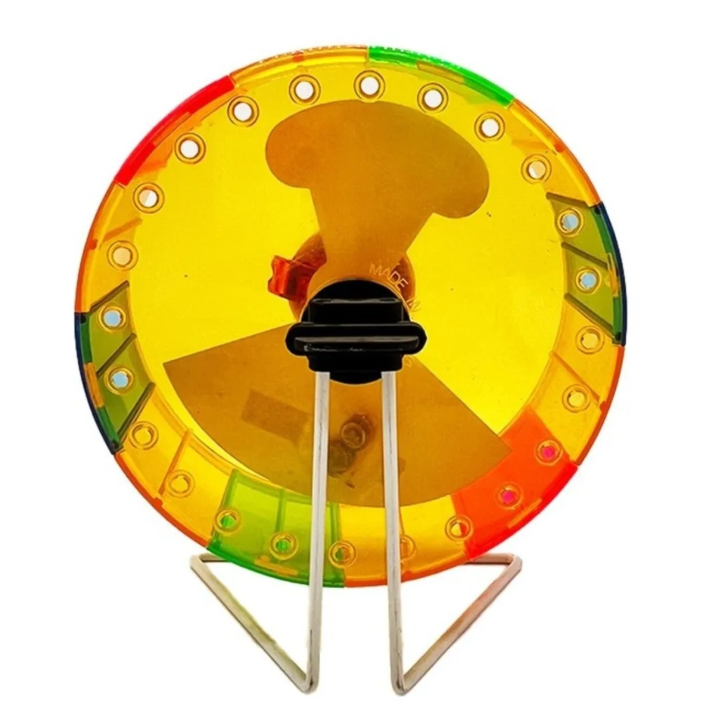 

Super Silent Hamster Exercise Wheel Stable Base Bite Resistant Colorful Running Wheel with Light Pet Jogging Wheel