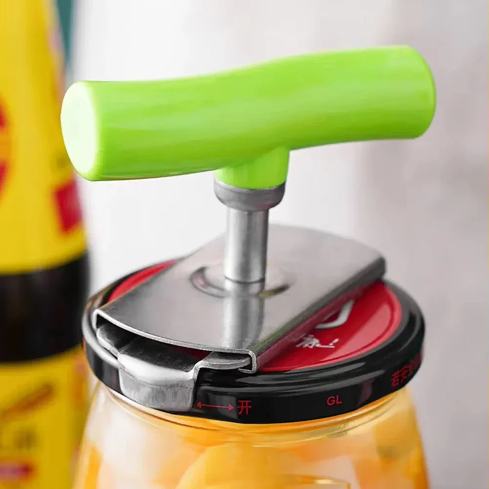 Stainless Steel Multi-Use Jar Opener | Adjustable Labor-Saving Tool for Bottle Caps Can Lids | Commercial Kitchen & Home Gadget