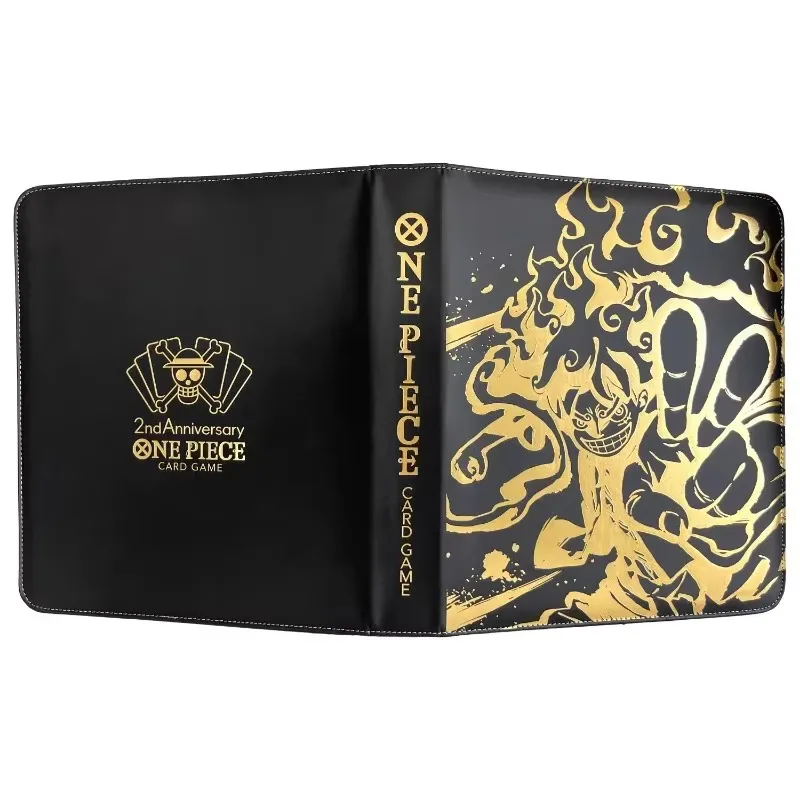One Piece OPCG Card Binder Luffy Album 25th Anniversary Holder Collcetion  Card 540pcs Card Holder 9 Grid PU Gold Stamping Folder - AliExpress 26