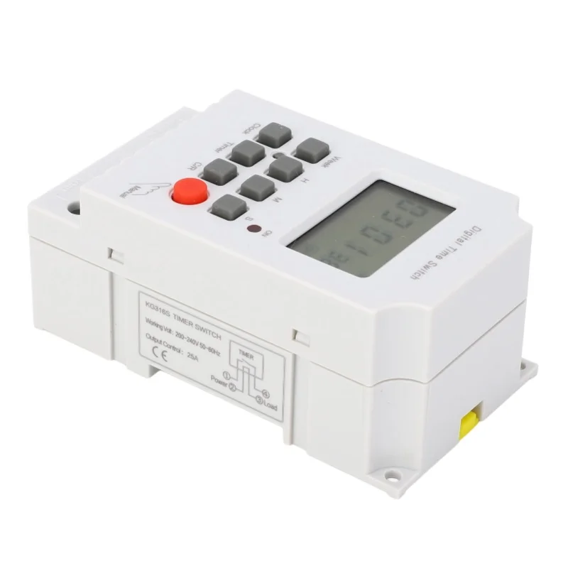 Digital Timer Switch 28 Groups Program Heavy Duty Programmable Electronic Time Control AC200-240V