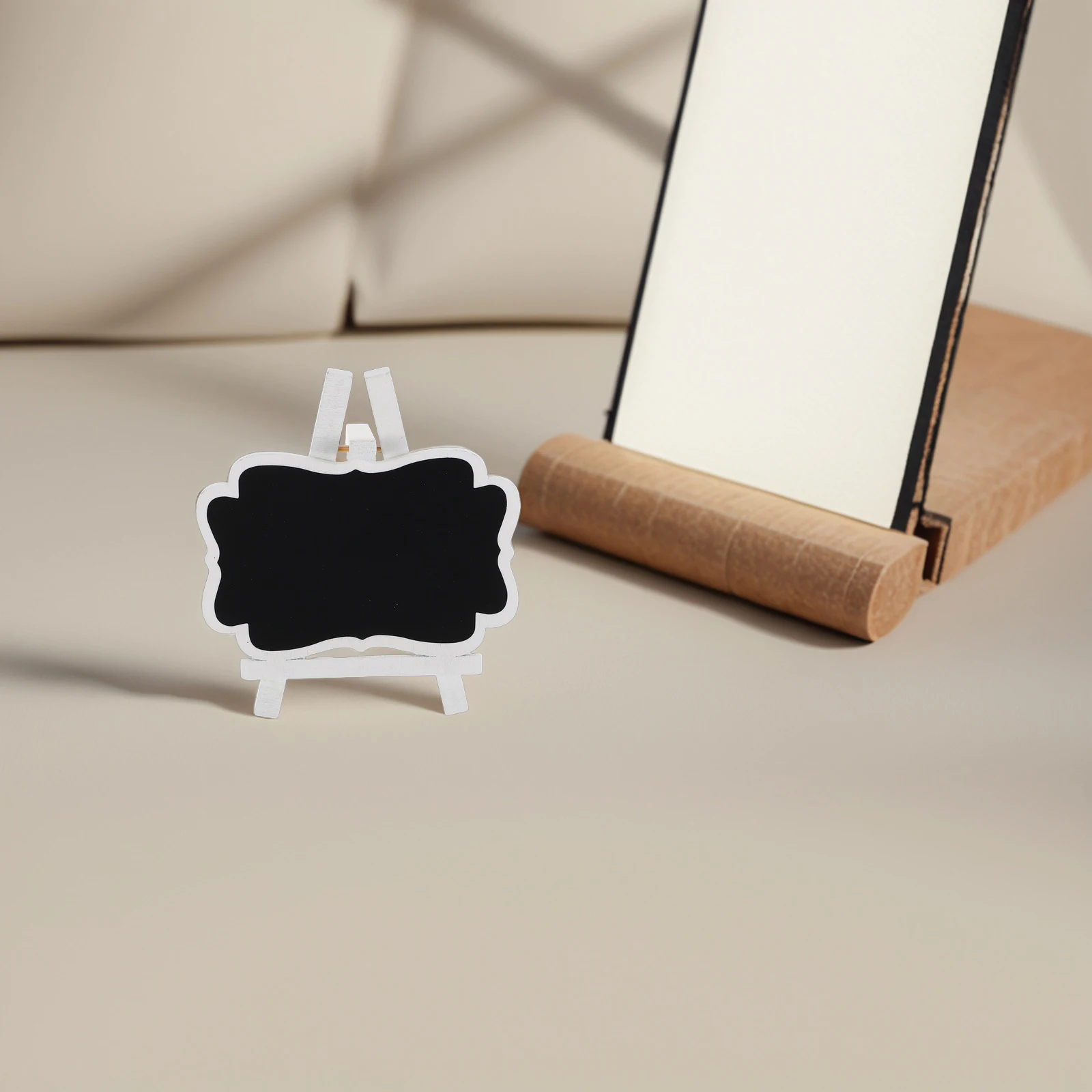 15pcs Mini Chalkboard Trestle Wooden Sturdy Reusable Table Sign For Party Wedding Birthday Decoration Chalkboard Signs