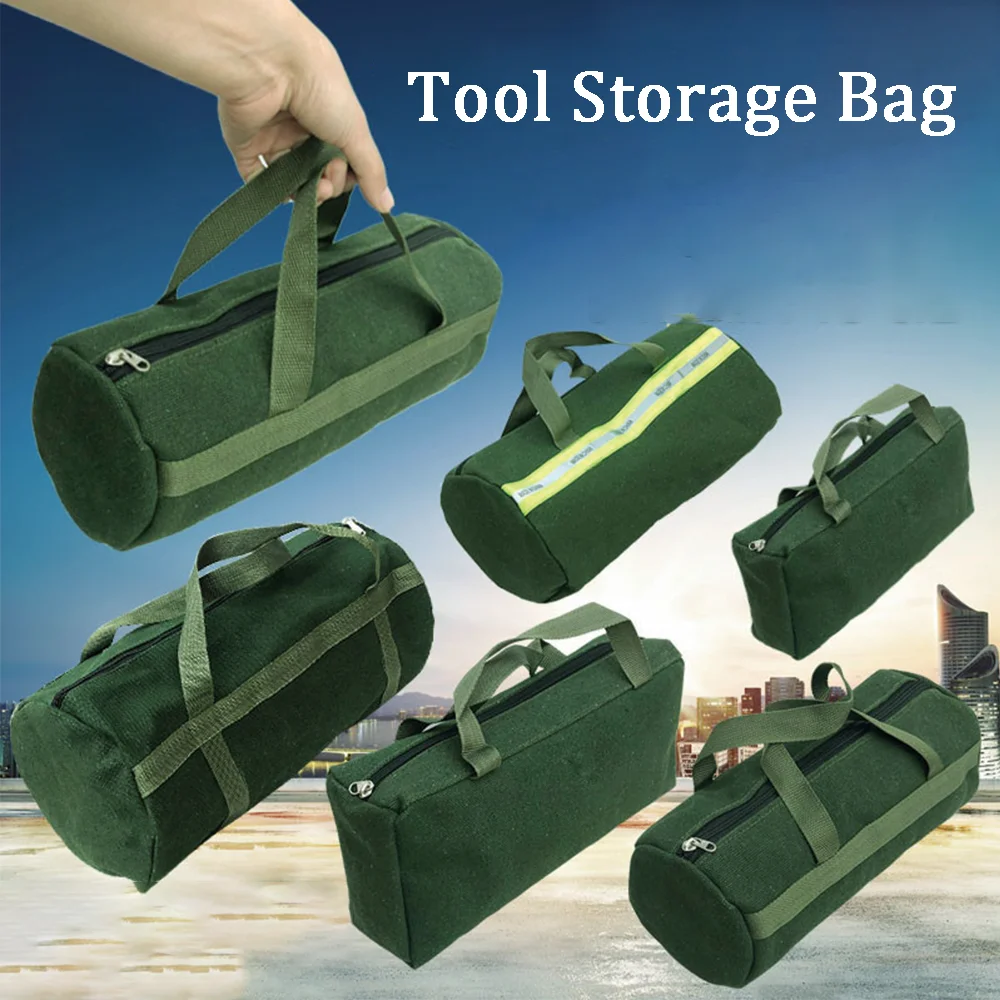 Thick Canvas Pouch Tool Bags Storage Organizer Instrument Case Portable Case for Electrician Screwdriver Pliers Repair Hand Tool