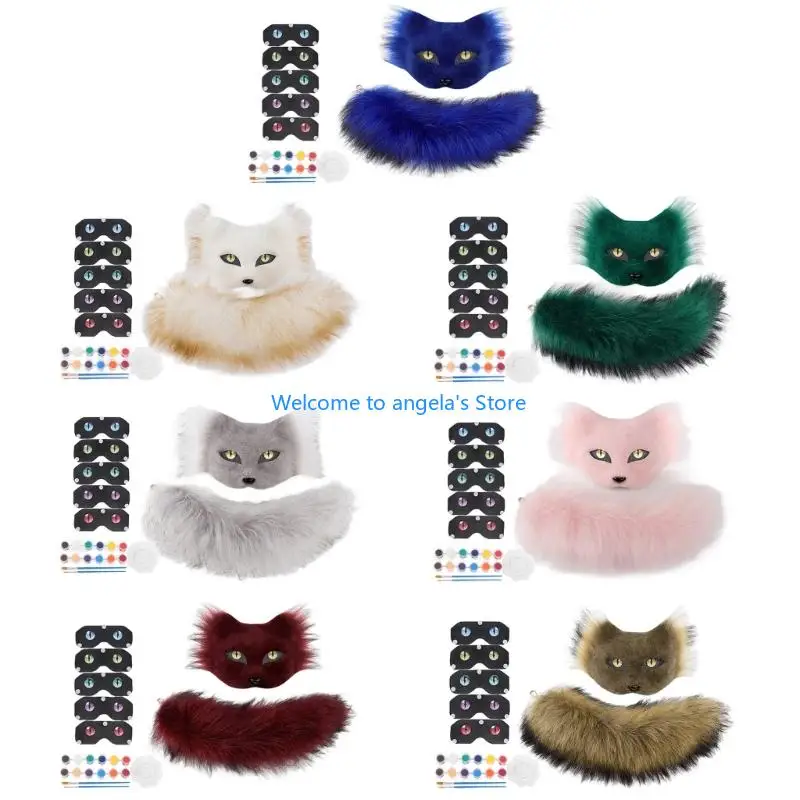 

X4yc Craftable Cats Костюмированные аксессуары со съемным хвостом для героя косплей Хэллоуин и художественные проекты