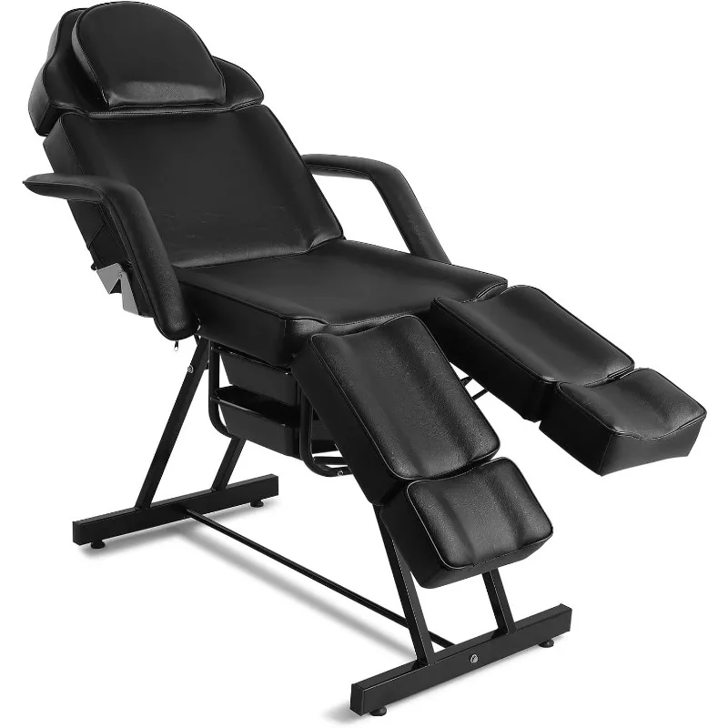 

Facial Bed Massage Table Adjustable Tattoo Chair W/Free Barber Bed Spa Chair Salon Massage Equipment Tattoo Bed Salon