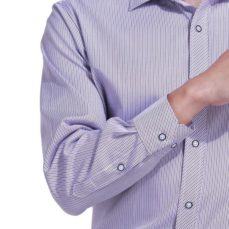 SHAN BAO oversized men\'s brand clothing business gentleman casual loose long-sleeved shirt autumn new elegant striped shirt 6818