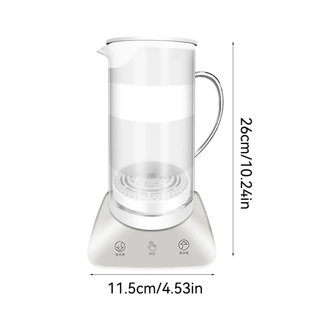 1.1L زجاجة ماء مخصبة بالهيدروجين سعة كبيرة مولد زجاجة ماء الهيدروجين محلل كهربائي للمكتب المنزلي