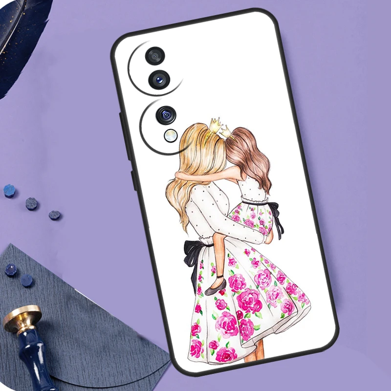 Custodia per telefono mamma e figlia per Honor 90 Lite 70 50 Magic 5 6 Pro X6 X7 X8 X9 X6a X7a X8a X9a X9b X8b Cover