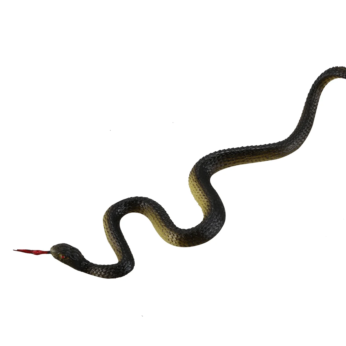 A77I 4X 고무 뱀 척 트릭 장난감 정원 소품