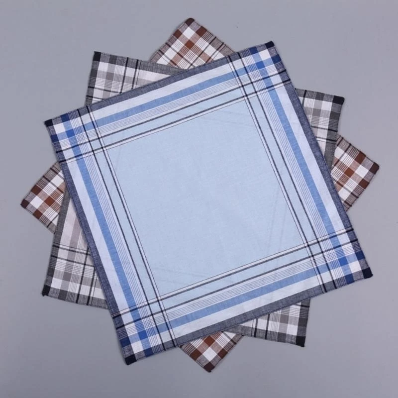 5asd Square Bandanas Tairkerchief Khăn mềm cho người đàn ông trưởng thành lau mồ hôi