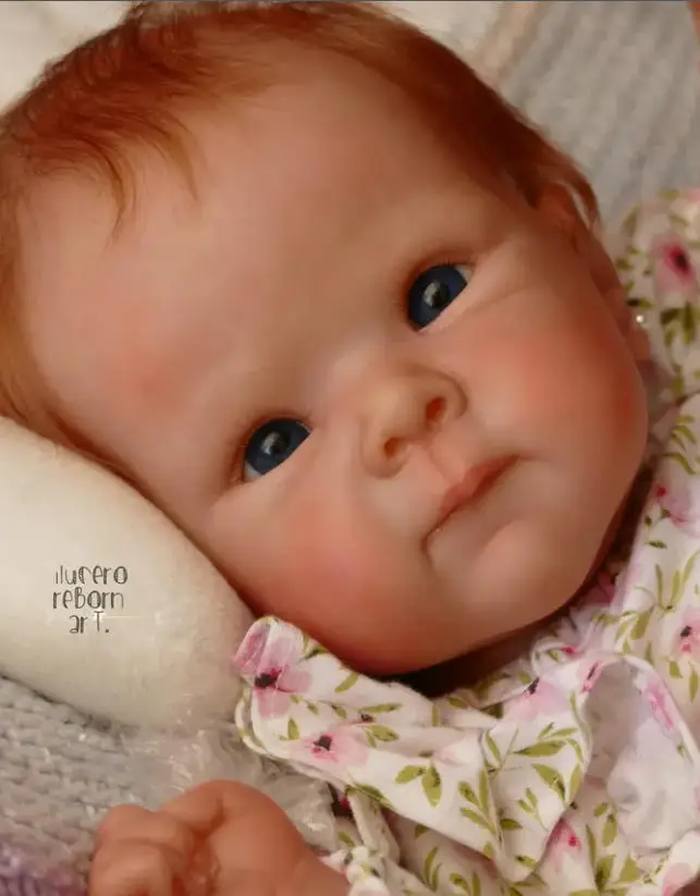18Inch Reborn Bettie Unassembly DIY Doll Parts High Quality 3D Skin with Hand Rooted Curly Hair Cloth Body Include Dolls Kits