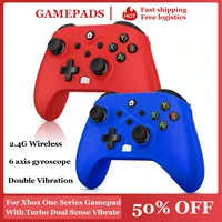 Mando inalámbrico para Xbox One Series X/S/PC/IOS/Android/Steam, giroscopio de 6 ejes con función Turbo, mando para consolas de juegos