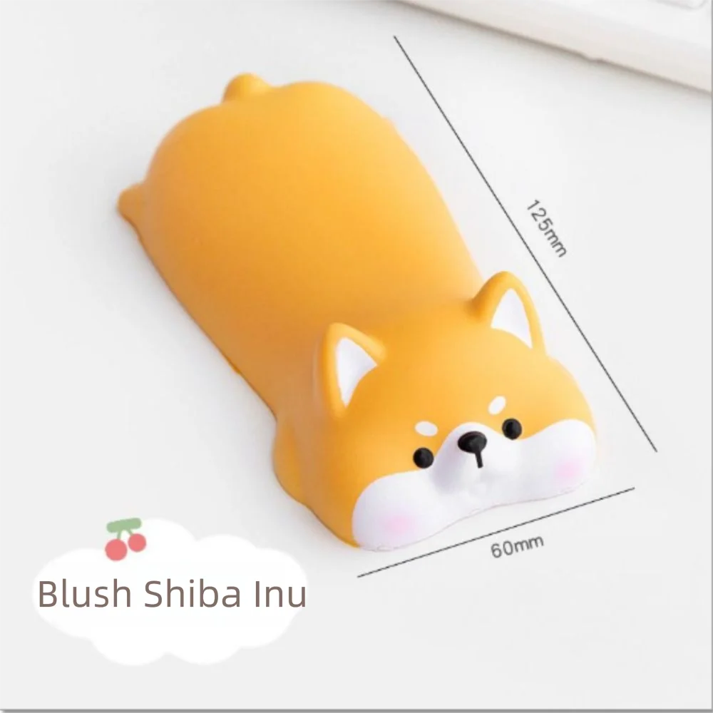 Nuovo poggiapolsi in memory foam Design Kawaii Tappetino per mouse a forma di animale Supporto per computer con giocattoli squishy a lenta crescita