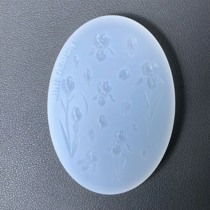 

H7EB Flexible Reusable Mold Detailed Petal Design Epoxy Casting Art Supplies