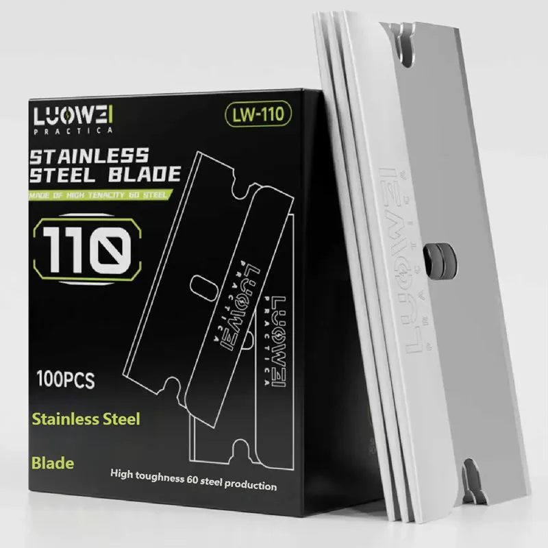 LUOWEI LW-110 Stainless Steel Blade for Mobile Phone Maintenance High Toughness Repair Disassembly Double-sided Blade Tool