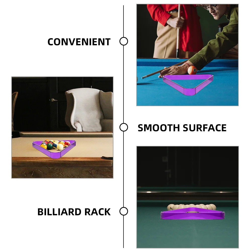 

2 шт. бильярдная рамка прочный материал ПК легкий практичный гладкая поверхность усиленные края мини-стол бильярдный