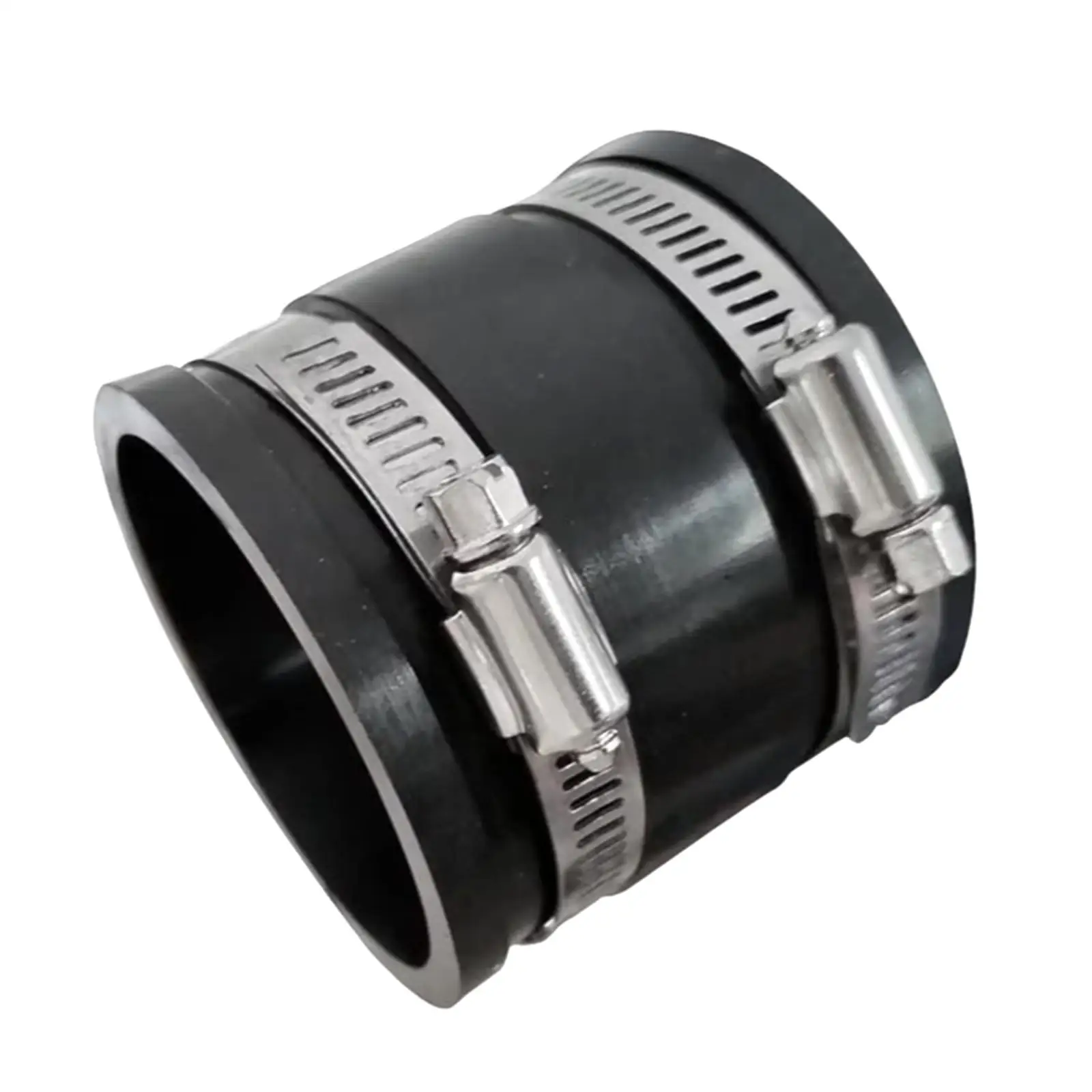 Flexible Cuff Coupler with Clamps Multiuse Replacement Hose Connector Ports