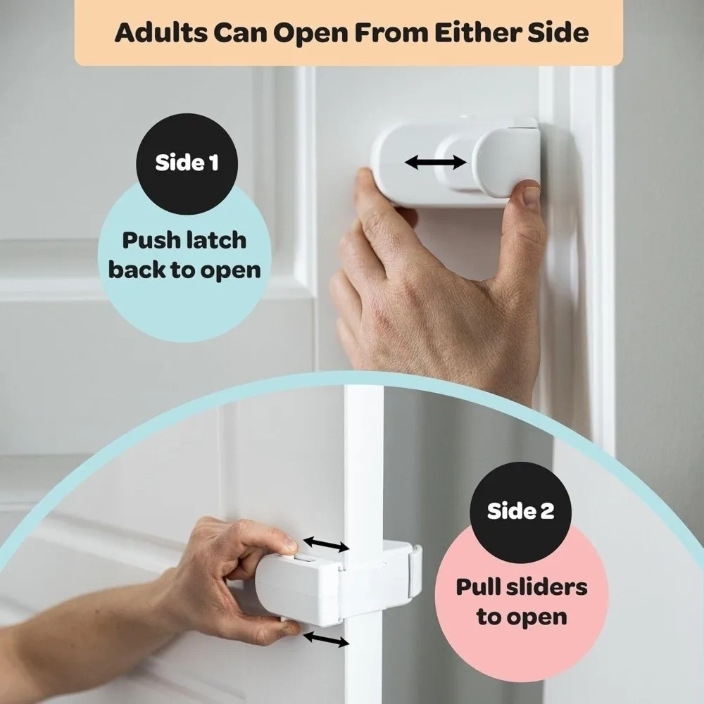 snap-on-child-proof-door-lock-adhesive-free-multi-functional-children-safety-lock-easy-installation-tool-free-installation