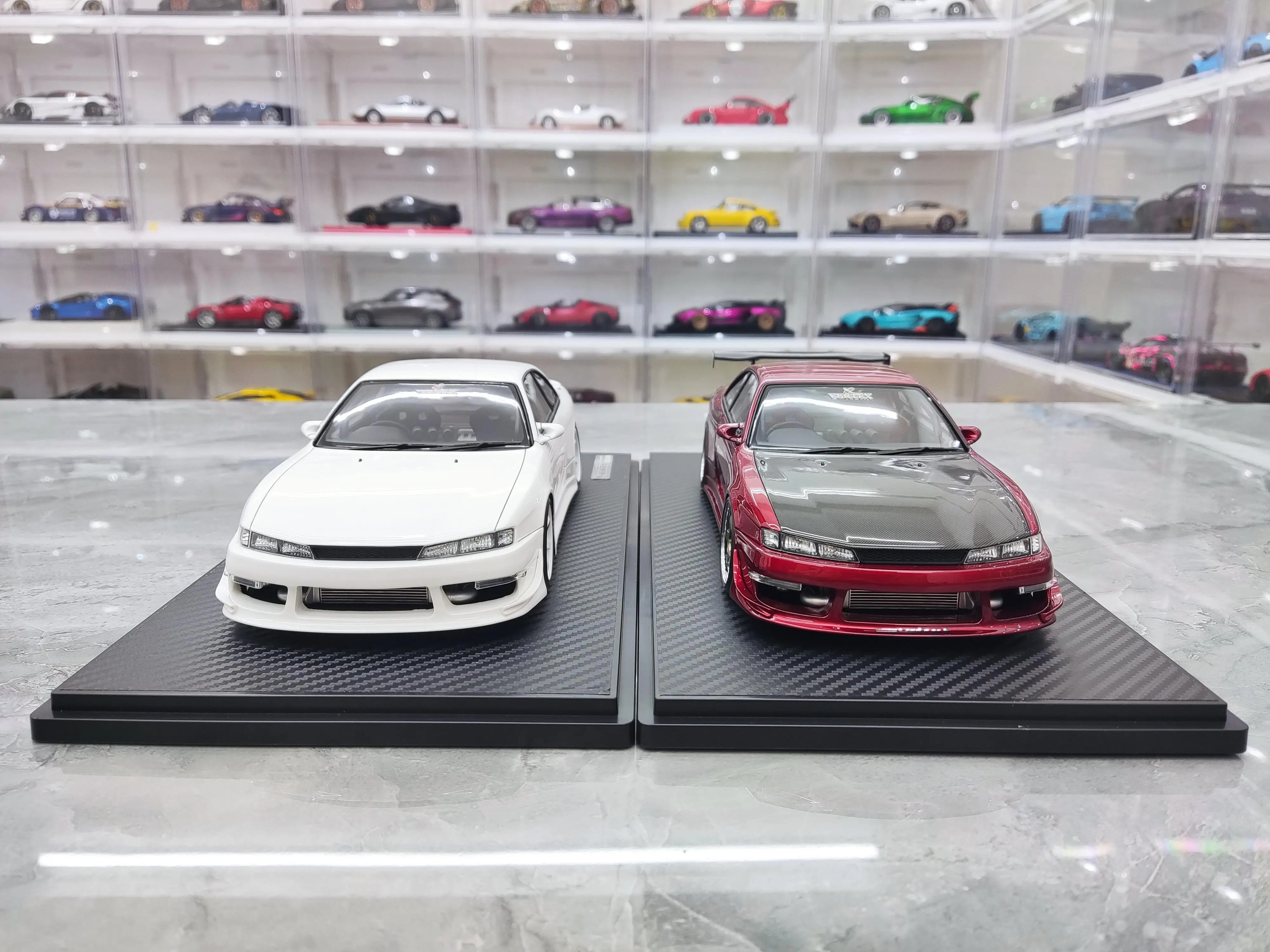 IG 1:18 VERTEX S14 Silvia JDM Simulation Limited Edition Resin Metal Static Car Model Toy Gift