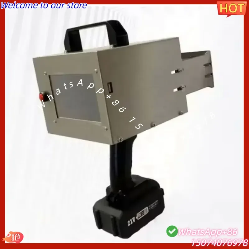 2026 STRONG 90*30MM Handheld Pneumatic Coding Machine Metal Typewriter Steel Structure Marking 220V 100W 100mm/s 2-Year