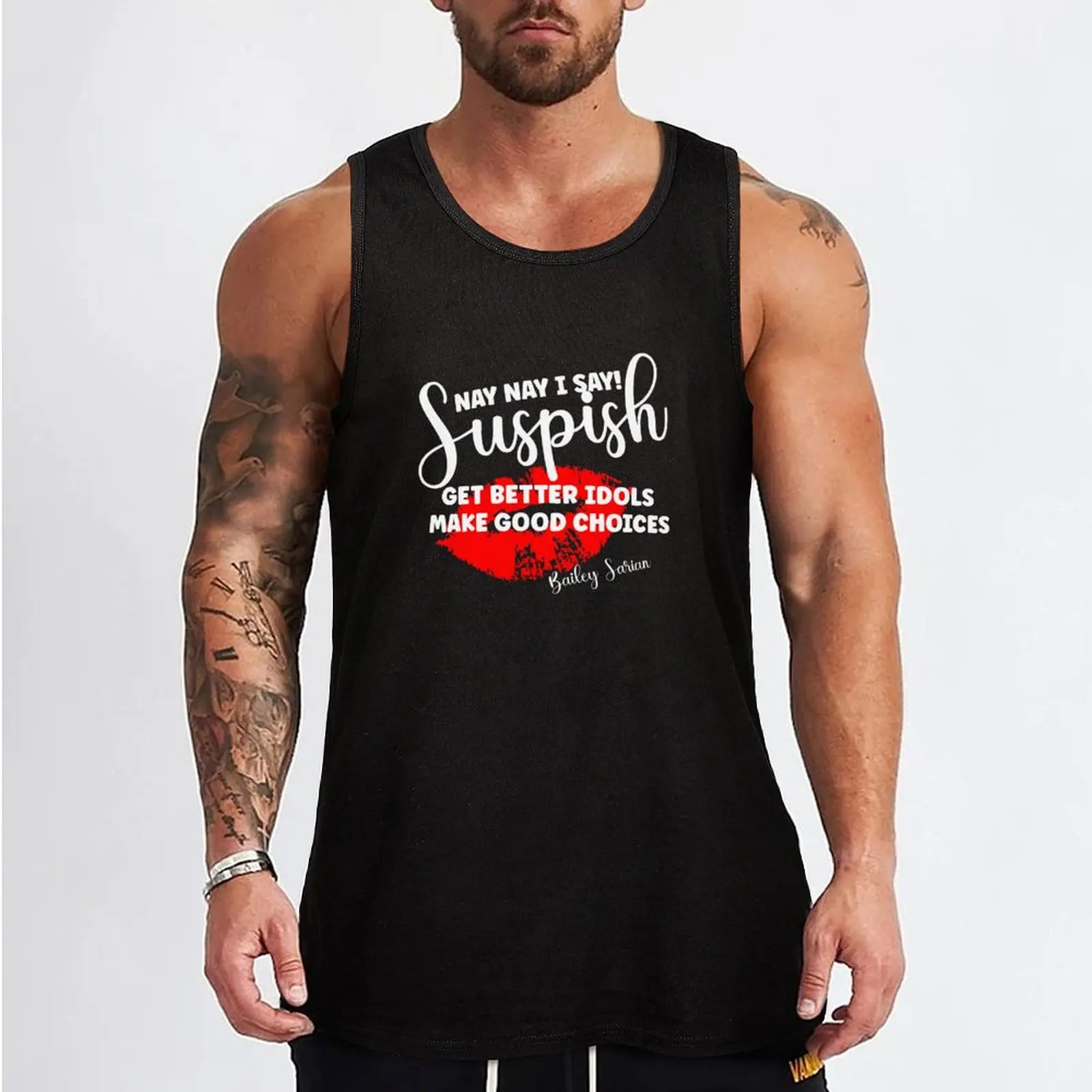 Bailey Sarian Suspish Tank Top summer clothes Men's vest