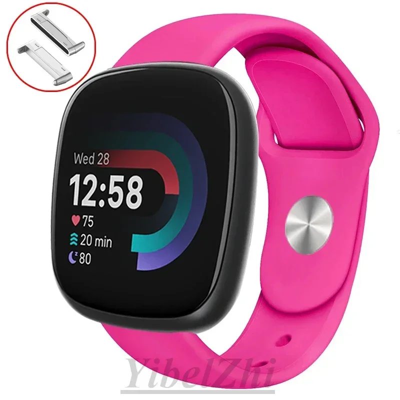 New Silicone Strap for Fitbit Versa 4 3 Band Pulseira Smartwatch Belt Correa Soft Bracelet Fitbit Watch Versa Sense2 Accessories