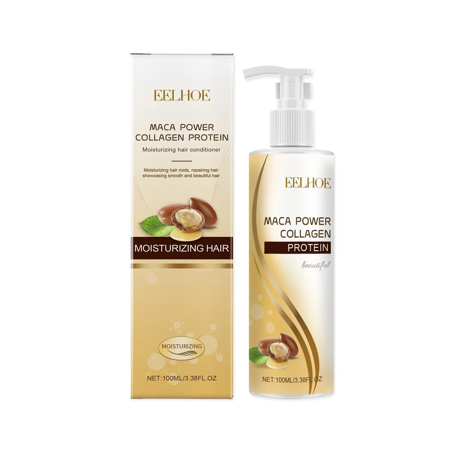 EELHOE Hair Conditioner Collagen Moisturizing Smoothing Hair Repair Cream Scalp Treatment Smooth Silky Nourishing Hair Care Mask