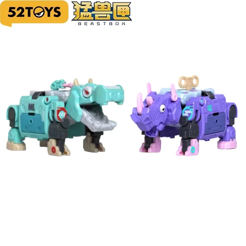 

52TOYS BEASTBOX Thunder Rhino Deformation Toy Eco-ABS Alloy Joints Collectible Figure for Senior Collectors BB06 BB07