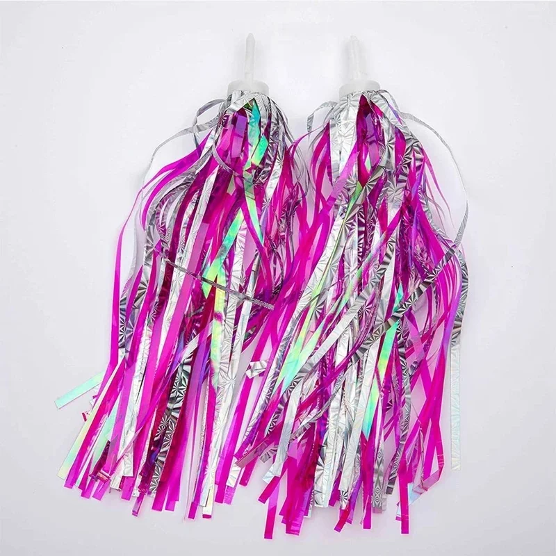 Kierownica rowerowa dla dzieci Streamers Sparkle Laser Color Tassel Ribbon i Cartoon Bell Outdoor Cycling Bike Accessories — zdjęcie 6